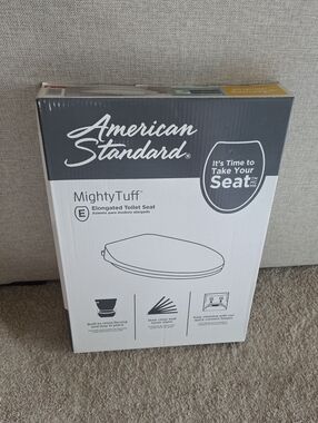 American Standard MightyTuff Elongated Toilet Seat - White